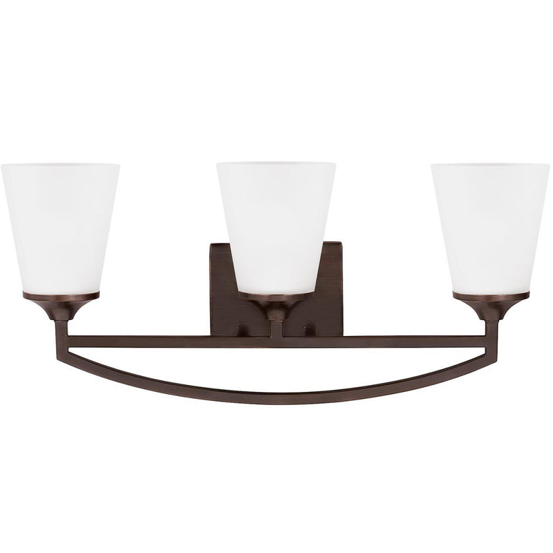 Hanford 3-Light Bath Vanity Light in Bronze