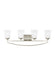 Hanford Four Light Wall / Bath in Brushed Nickel