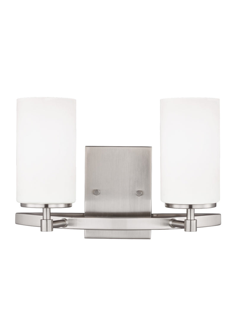 Alturas Two Light Wall / Bath in Brushed Nickel