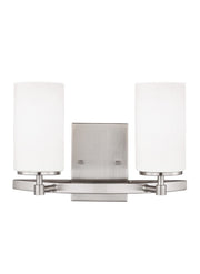 Alturas 2-Light Bath Vanity Light in Brushed Nickel
