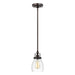 Belton One Light Mini-Pendant in Bronze