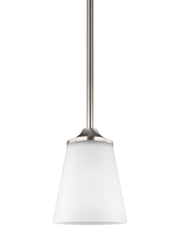 Hanford One Light Mini-Pendant in Brushed Nickel