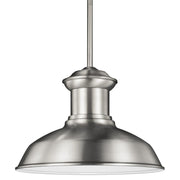 Fredricksburg Outdoor Pendant in Satin Aluminum