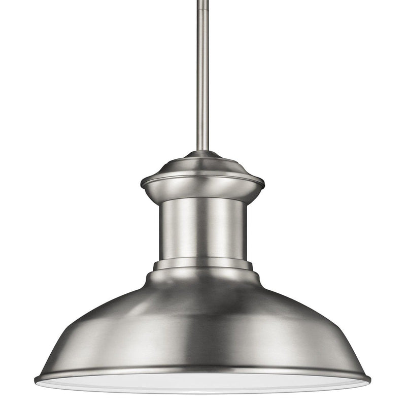 Fredricksburg Outdoor Pendant in Satin Aluminum