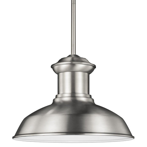 Fredricksburg Outdoor Pendant in Satin Aluminum
