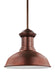 Fredricksburg One Light Outdoor Pendant in Weathered Copper