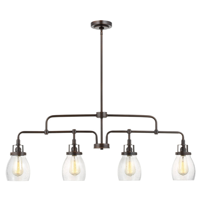 Belton Four Light Island Pendant in Bronze