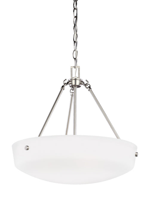 Kerrville Three Light Pendant in Brushed Nickel