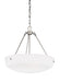 Kerrville Three Light Pendant in Brushed Nickel