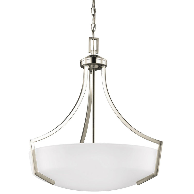 Hanford 3-Light Pendant in Brushed Nickel