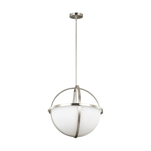 Alturas Three Light Pendant in Brushed Nickel