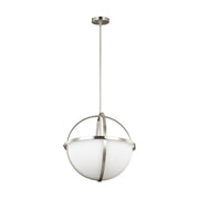 Alturas 3-Light Pendant in Brushed Nickel