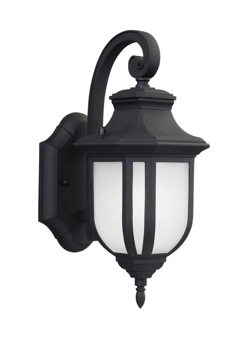 Childress Small Outdoor Wall Lantern in Black