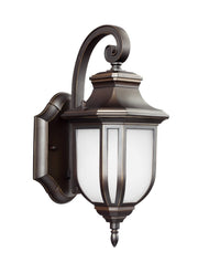 Childress Small Outdoor Wall Lantern in Antique Bronze