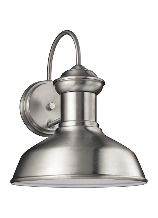 Fredricksburg Small Outdoor Wall Lantern in Satin Aluminum