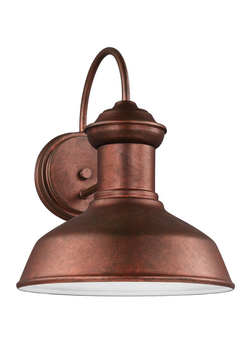 Fredricksburg One Light Outdoor Wall Lantern in Weathered Copper