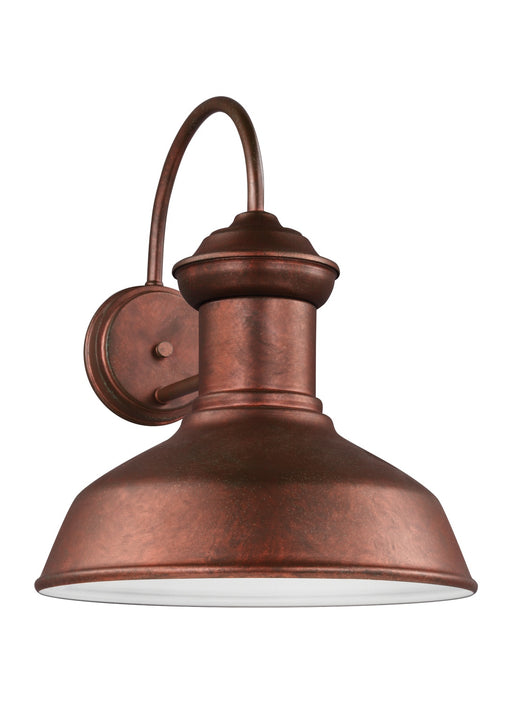 Fredricksburg One Light Outdoor Wall Lantern in Weathered Copper