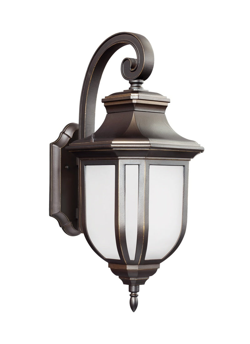 Childress Large Outdoor Wall Lantern in Antique Bronze