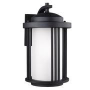 Crowell Medium Outdoor Wall Lantern in Black