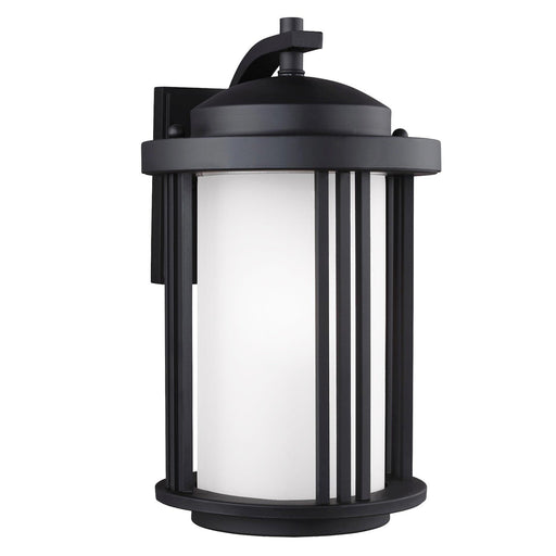 Crowell Medium Outdoor Wall Lantern in Black