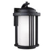 Crowell One Light Outdoor Wall Lantern in Black