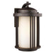 Crowell One Light Outdoor Wall Lantern in Antique Bronze