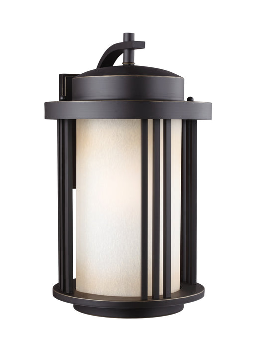 Crowell One Light Outdoor Wall Lantern in Antique Bronze