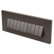 LED Brick Light 94403S in Painted Antique Bronze