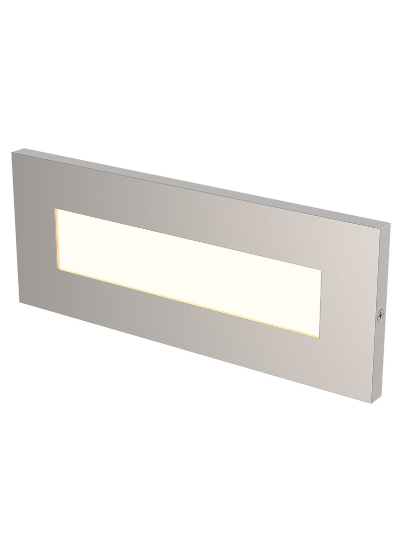 LED Brick Lighting LED Brick Light in Satin Nickel