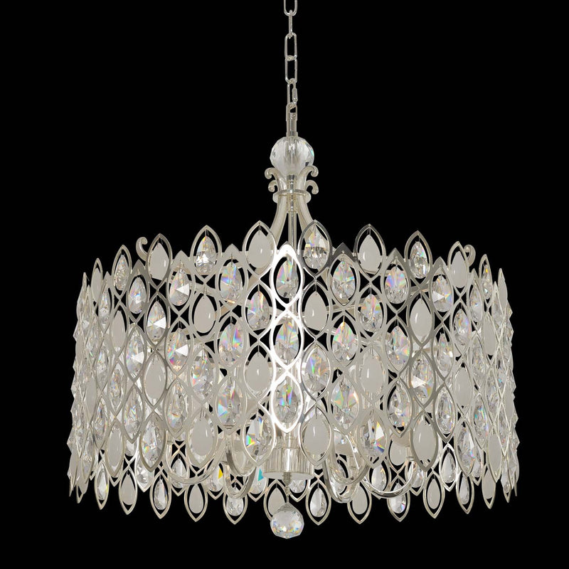 Prive 6-Light Chandelier in Two Tone Silver