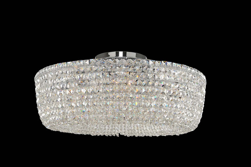 Cesano 8-Light Semi-Flush Mount in Polished Chrome