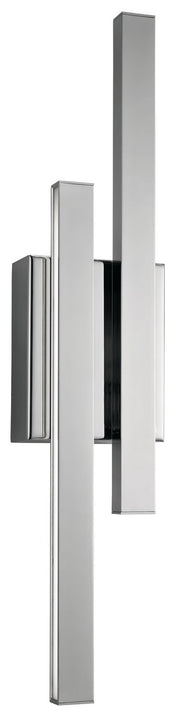Idril 2-Light Wall Sconce in Chrome