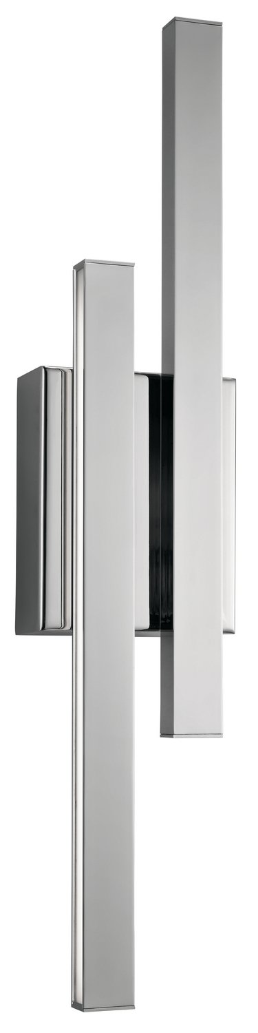 Idril 2-Light Wall Sconce in Chrome