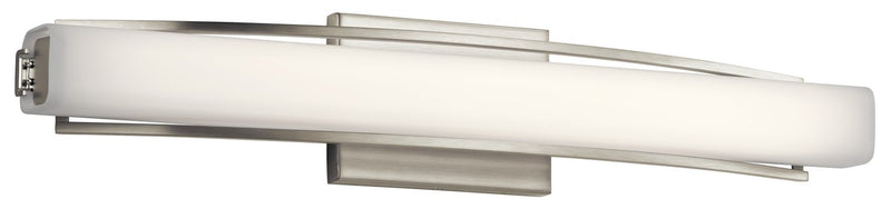 Rowan 25" LED Bath Vanity Light in Brushed Nickel