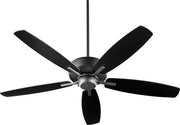 Breeze 52" 5-Blade Ceiling Fan with 3 or 4 Light Kit in Textured Black
