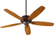 Breeze 52" 5-Blade Ceiling Fan with 2 Light Bowl Option in Oiled Bronze