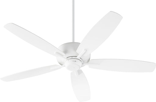 Breeze 52" 5-Blade Ceiling Fan without Light in Studio White