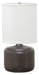 Scatchard 19.5 Inch Table Lamp in Black Matte with Linen Hardback