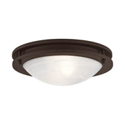 Ariel 2-Light 11" Flush Mount in Bronze