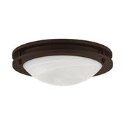 Ariel 2-Light 11" Flush Mount in Bronze
