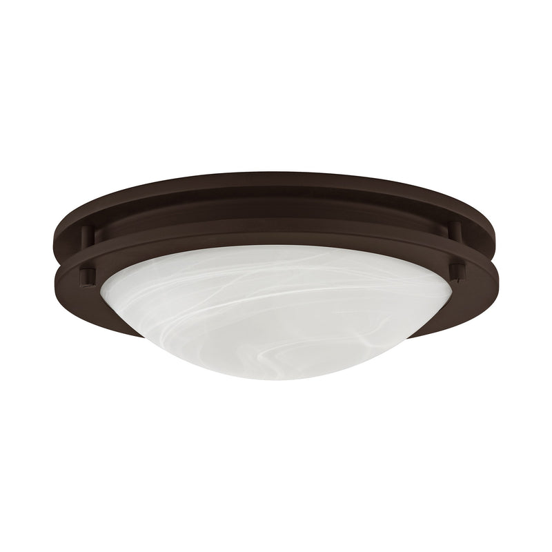 Ariel 2-Light 11" Flush Mount in Bronze