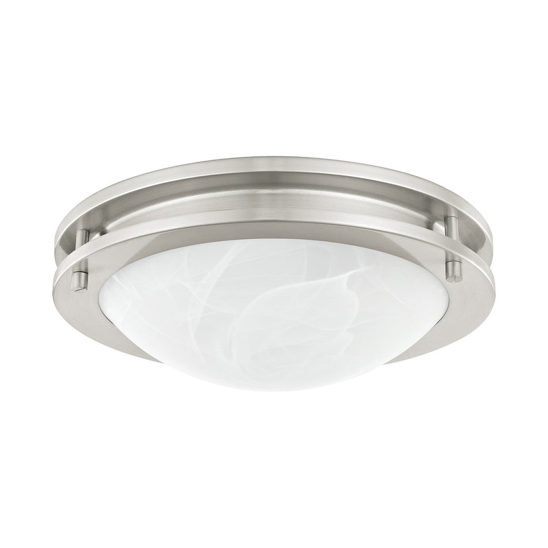 Ariel 2-Light 11" Flush Mount in Brushed Nickel