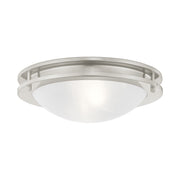 Ariel 2-Light 13" Flush Mount in Brushed Nickel