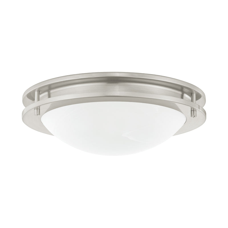 Ariel 2-Light 13" Flush Mount in Brushed Nickel