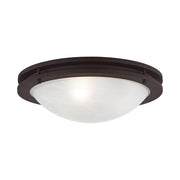 Ariel 3-Light 17" Flush Mount in Bronze