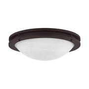 Ariel 3-Light 17" Flush Mount in Bronze