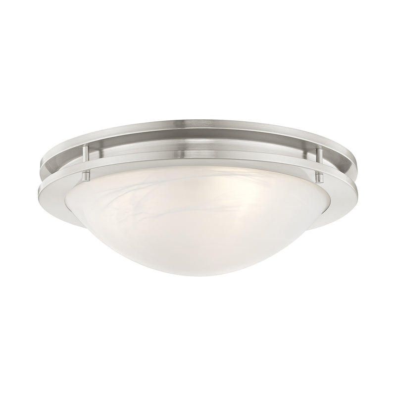 Ariel 3-Light 17" Flush Mount in Brushed Nickel