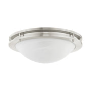 Ariel 3-Light 17" Flush Mount in Brushed Nickel