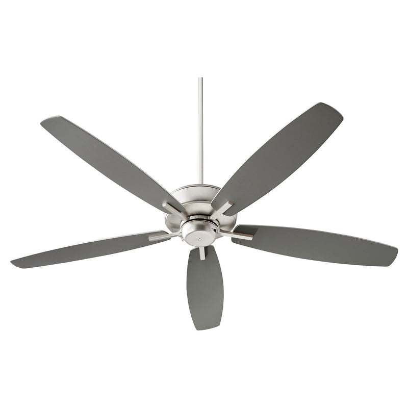 Breeze 60" 5-Blade Ceiling Fan in Satin Nickel