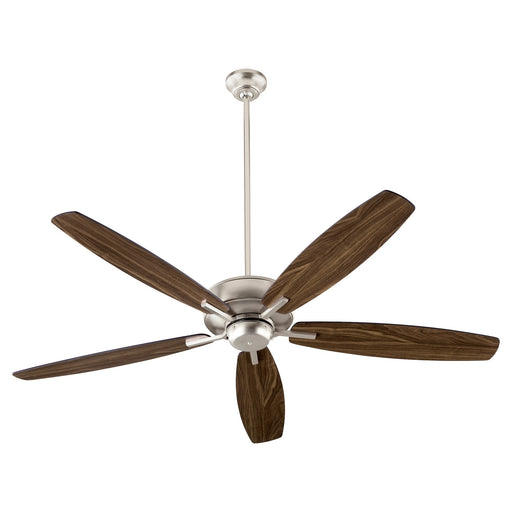 Breeze 60" 5-Blade Ceiling Fan in Satin Nickel
